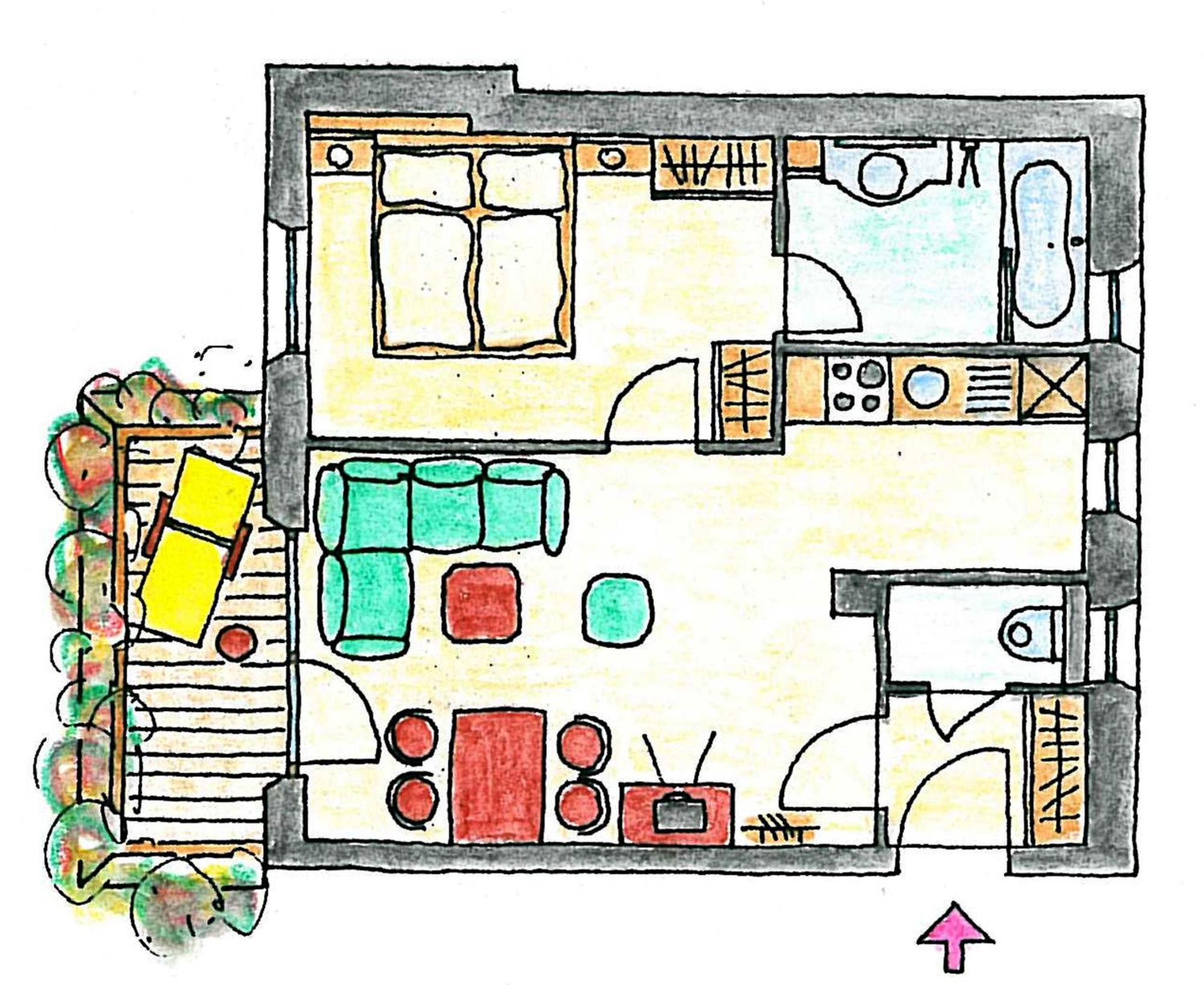 Chalet Zauberfloete 라드스타드트 객실 사진
