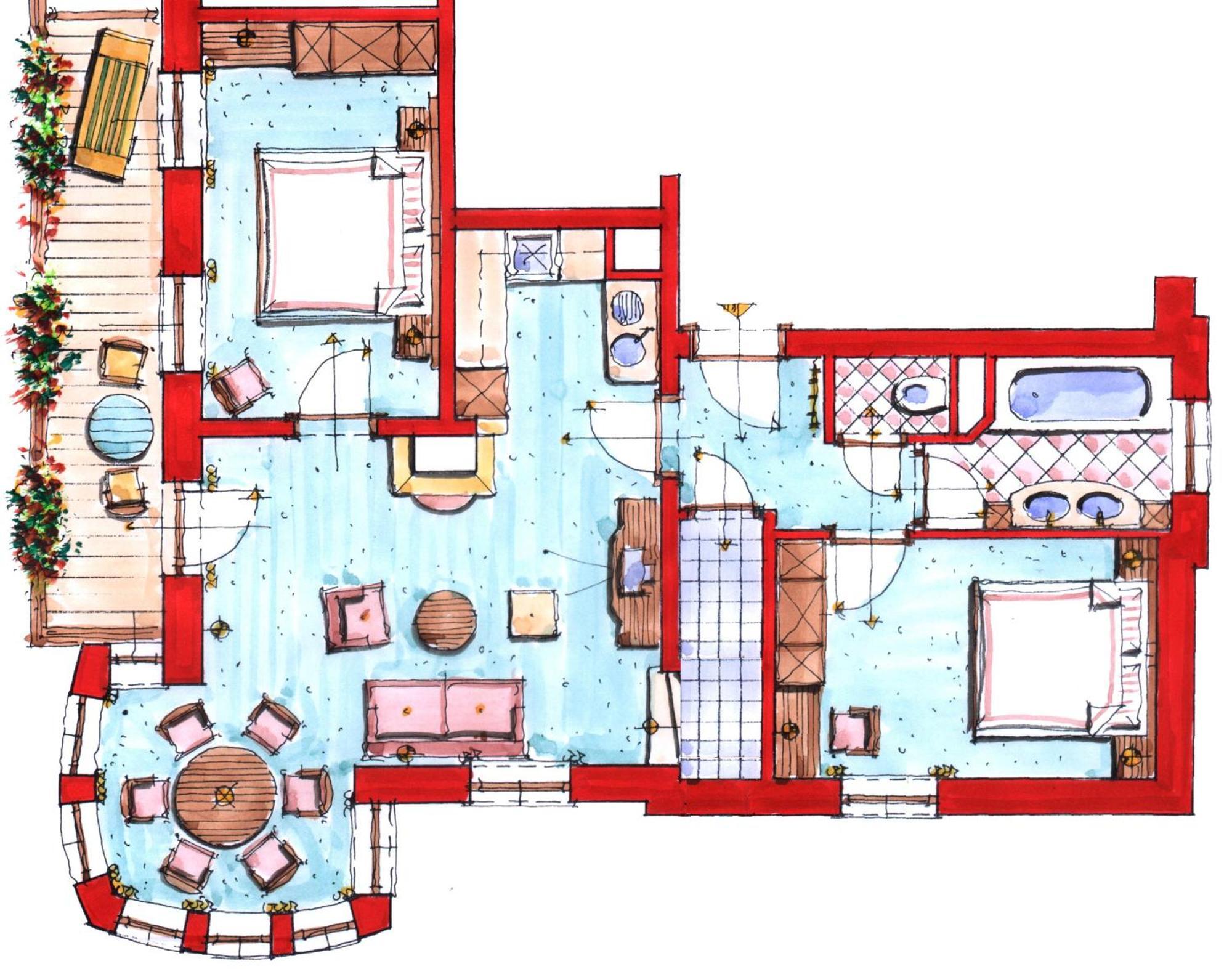 Chalet Zauberfloete 라드스타드트 객실 사진
