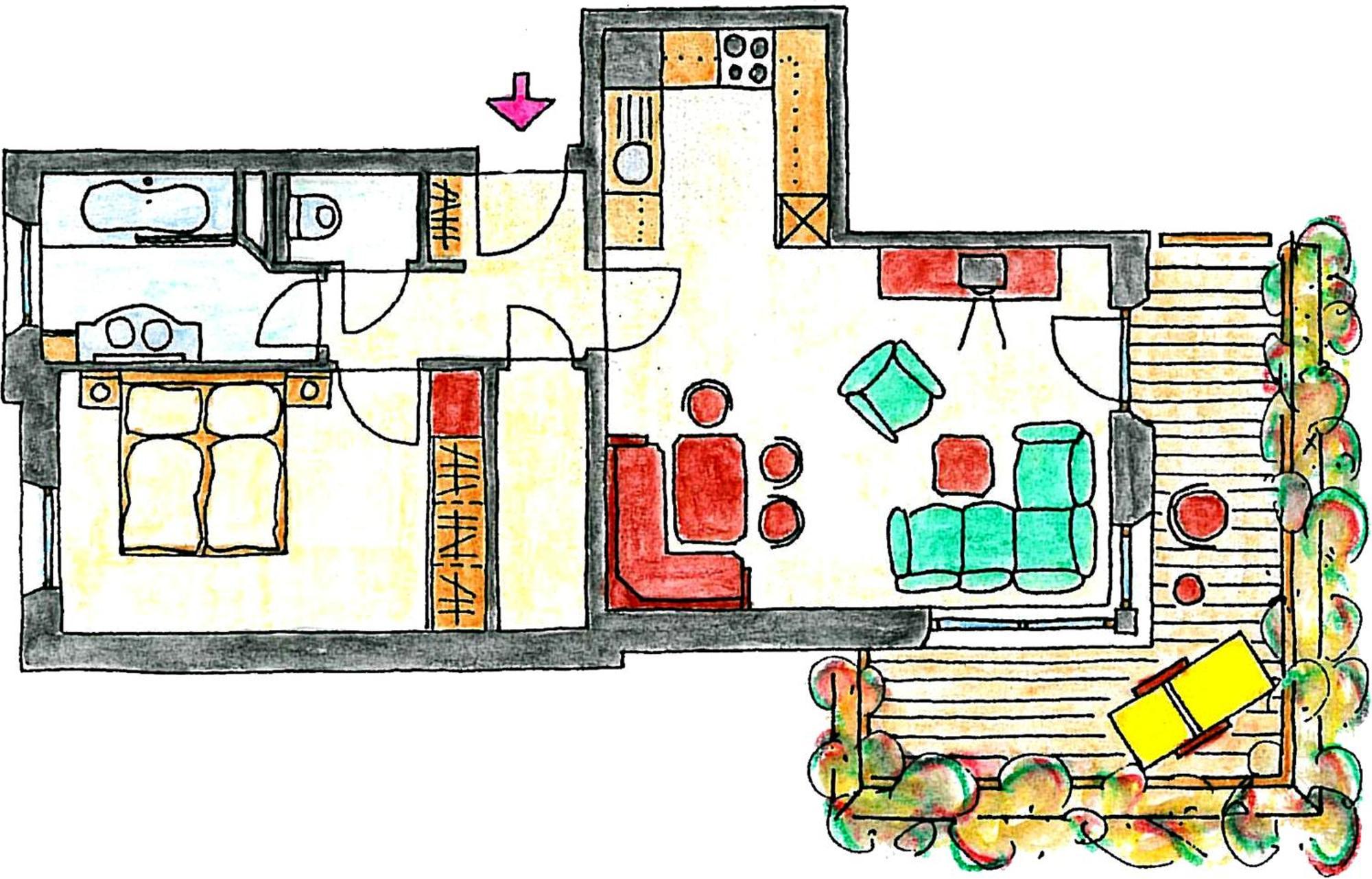 Chalet Zauberfloete 라드스타드트 객실 사진